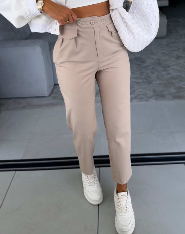 Arsoli | Pantaloni Eleganti con Bottoni