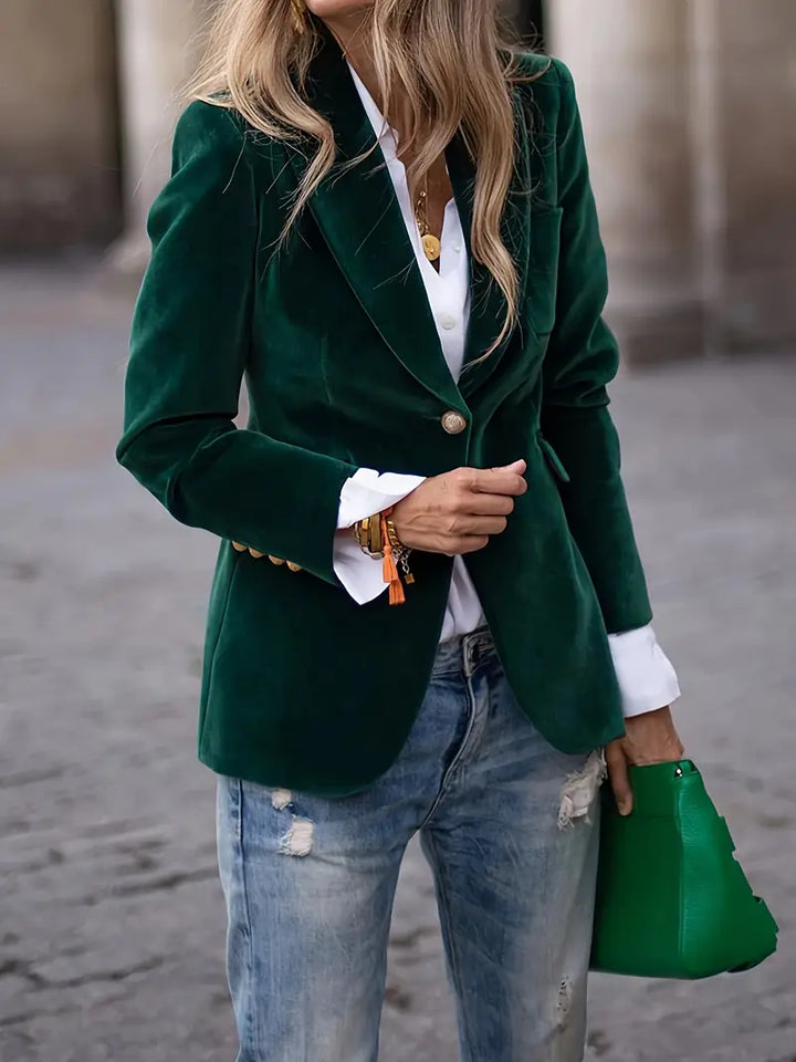 Eleonora | Giacca in Velluto Elegante