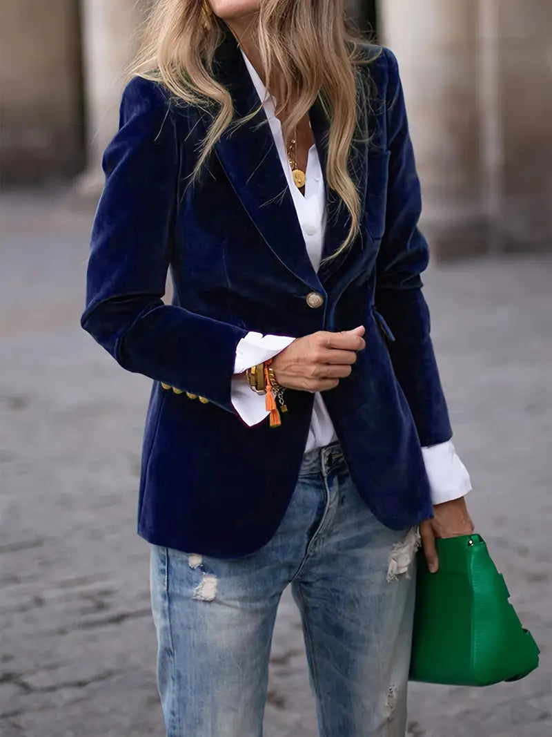 Eleonora | Giacca in Velluto Elegante