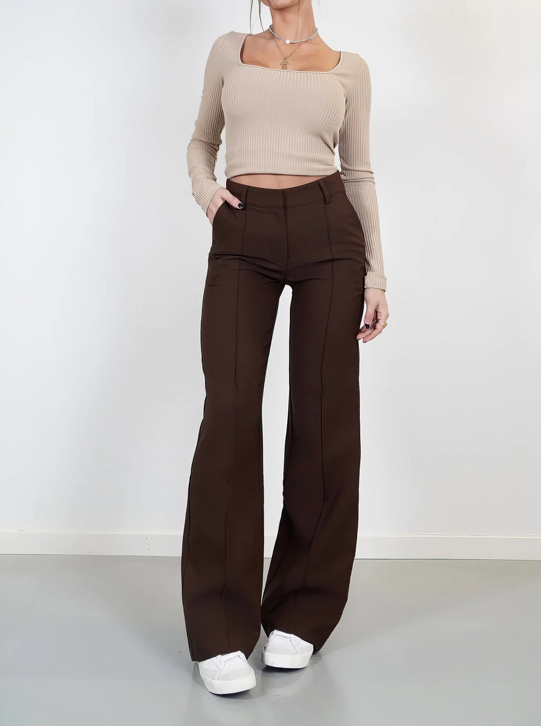 Iseo | Pantaloni a Gamba Larga