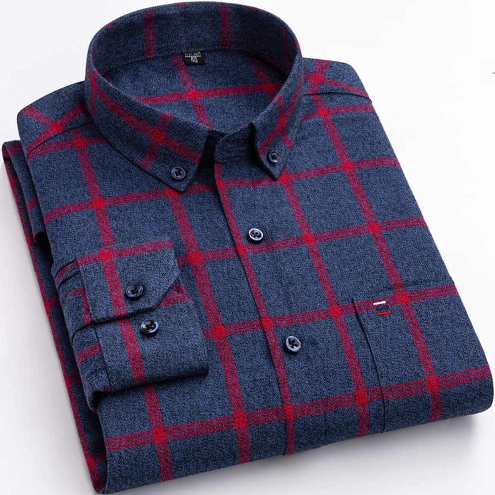 Oreste | Camicia a Quadri in Cotone 100%