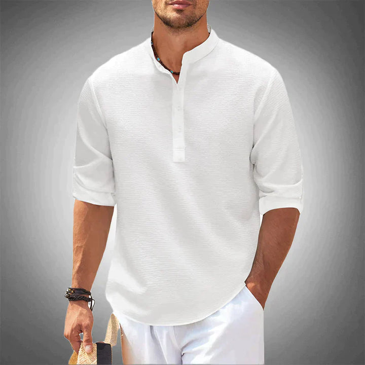 Leonardo | Camicia Henley Casual