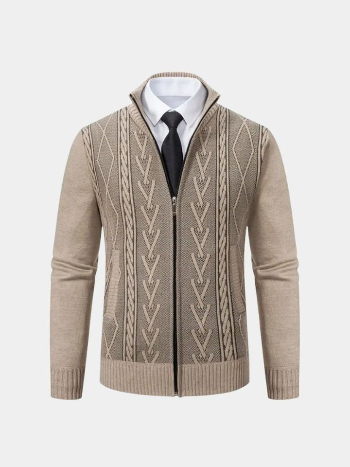Luciano | Maglia con Cerniera in Cashmere