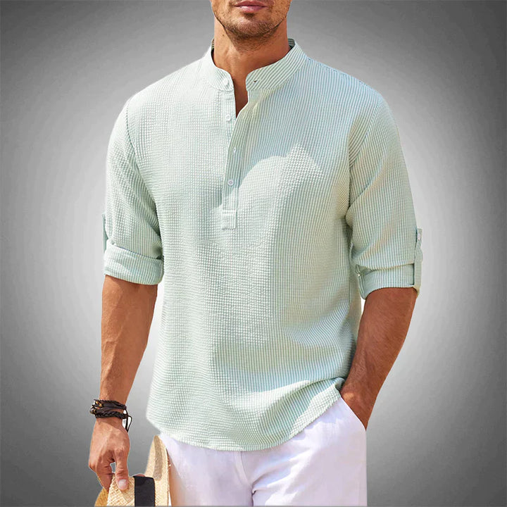 Leonardo | Camicia Henley Casual
