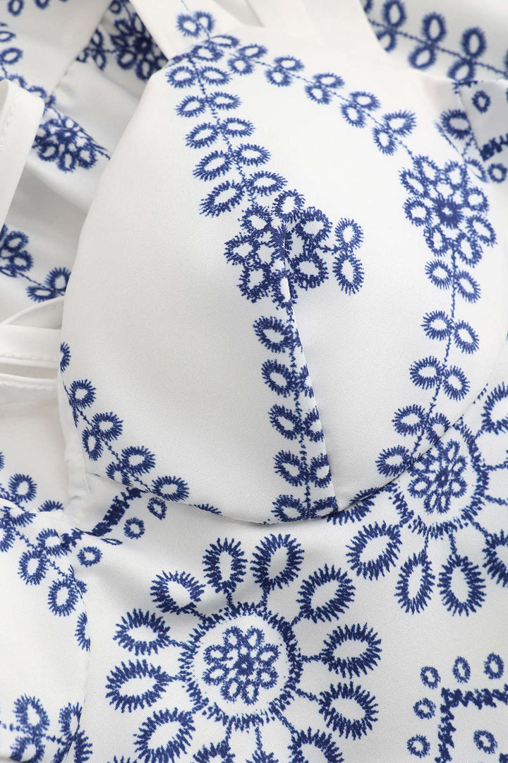 Nemi | Completo Floreale con Nodo