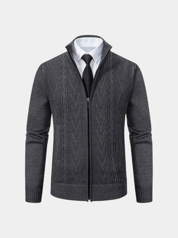 Luciano | Maglia con Cerniera in Cashmere