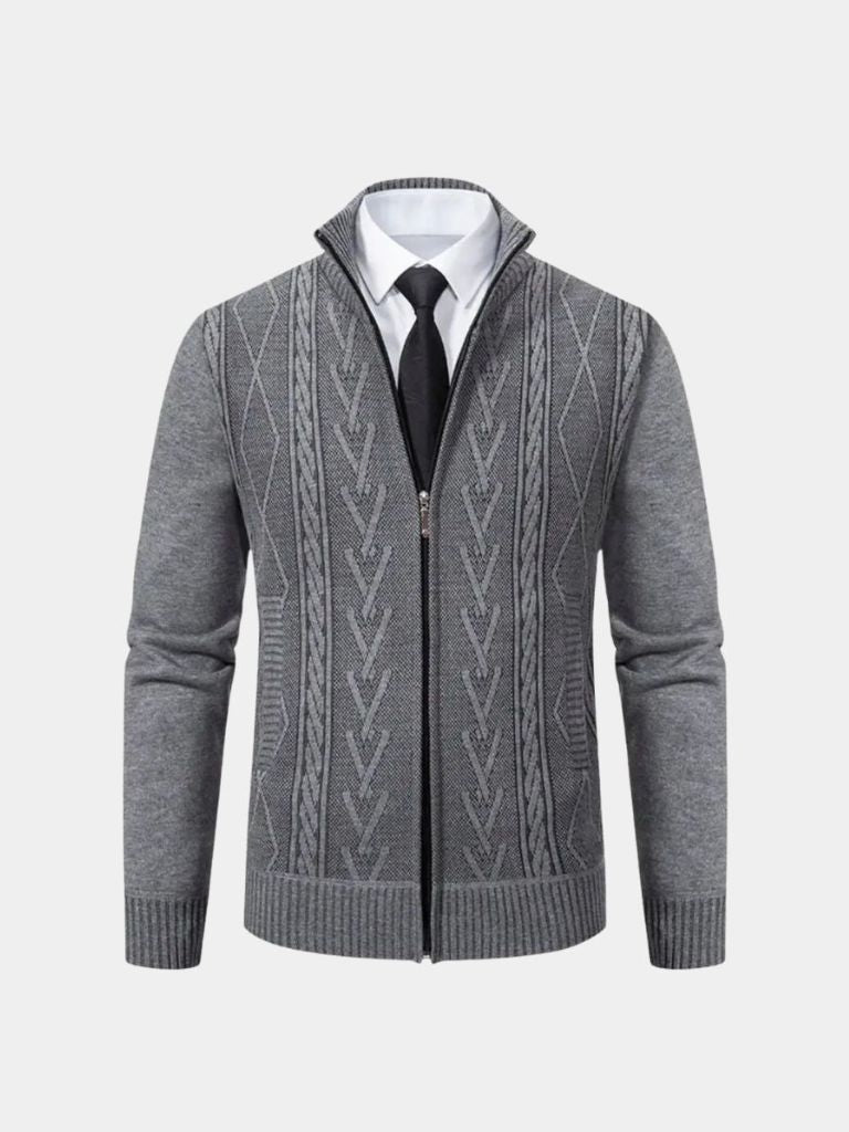 Luciano | Maglia con Cerniera in Cashmere