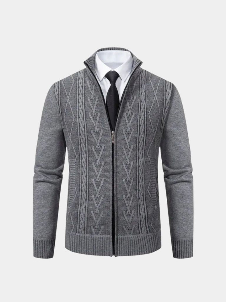 Luciano | Maglia con Cerniera in Cashmere