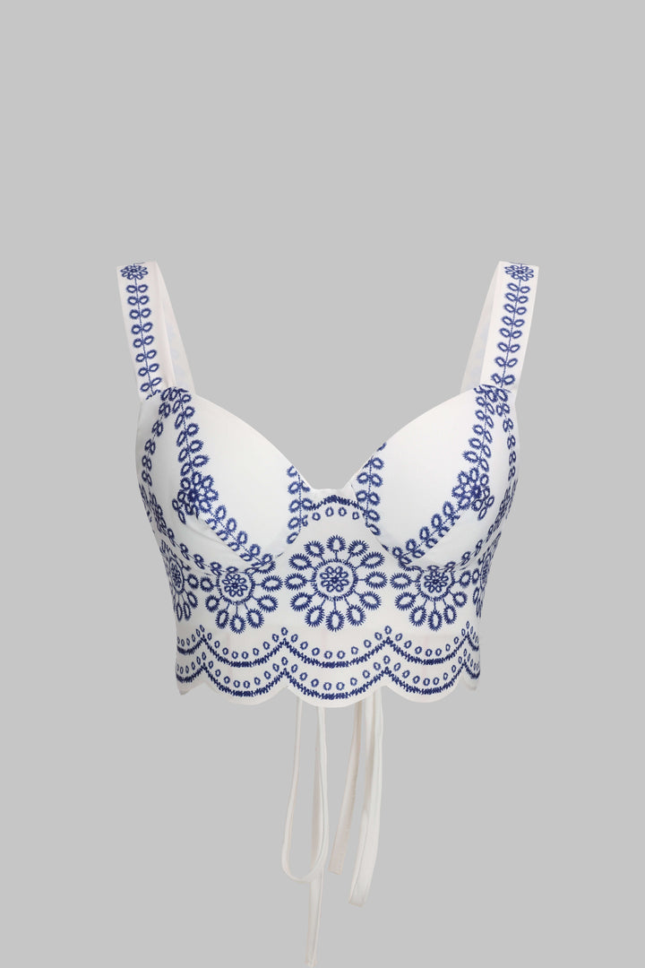 Nemi | Completo Floreale con Nodo