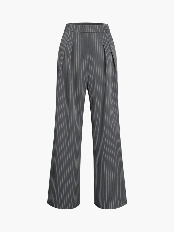 Tivoli | Pantaloni a Righe con Pieghe