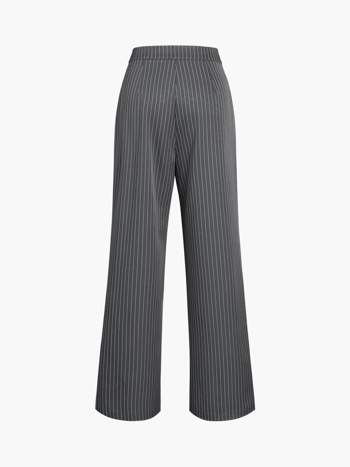 Tivoli | Pantaloni a Righe con Pieghe