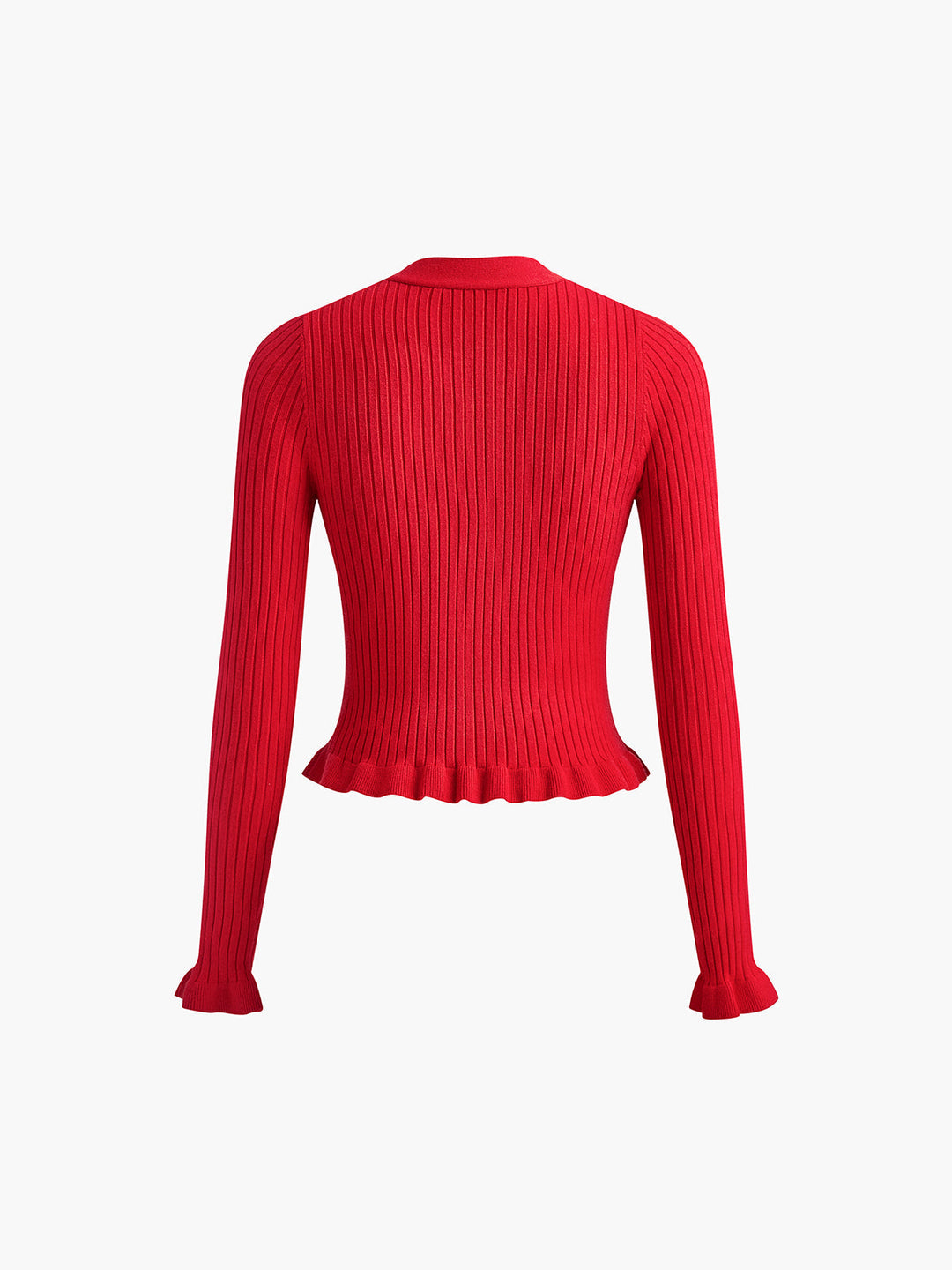 Livia | Cardigan Attillato con Bottoni Perlati