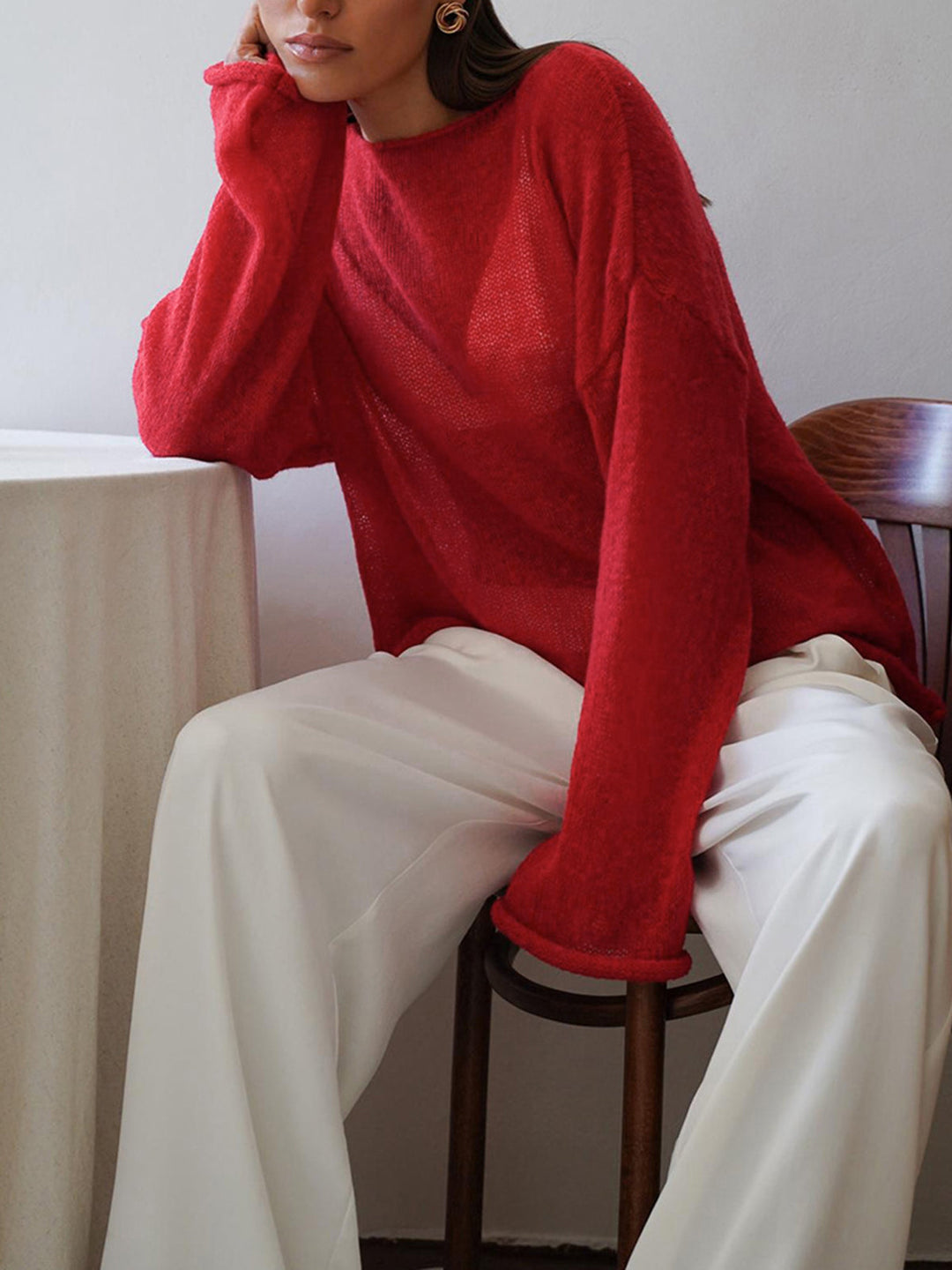Valli | Maglia Drappeggiata con Dettaglio