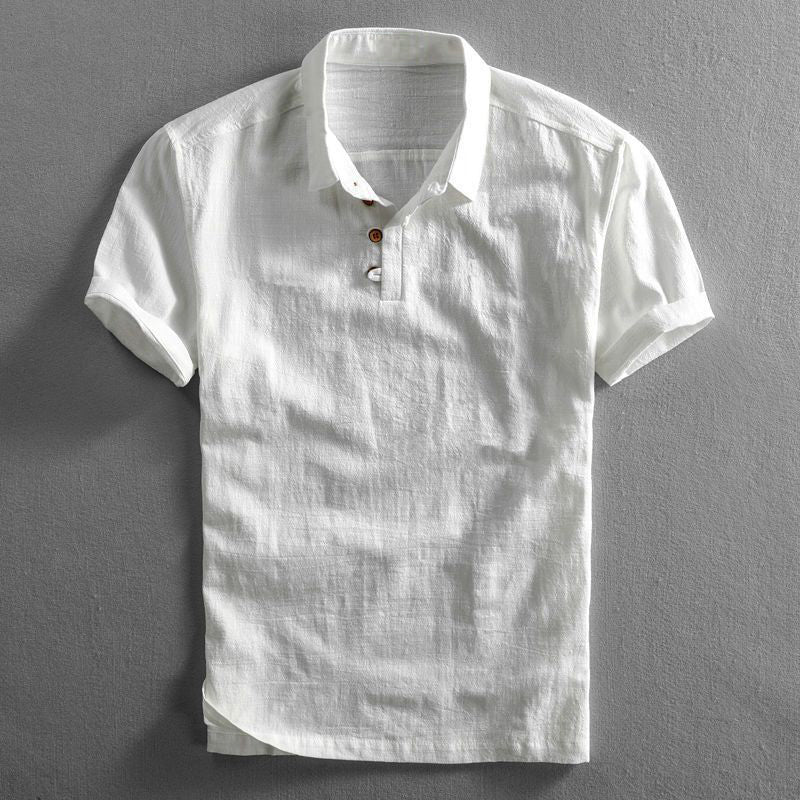 Elio | Polo in Lino e Cotone
