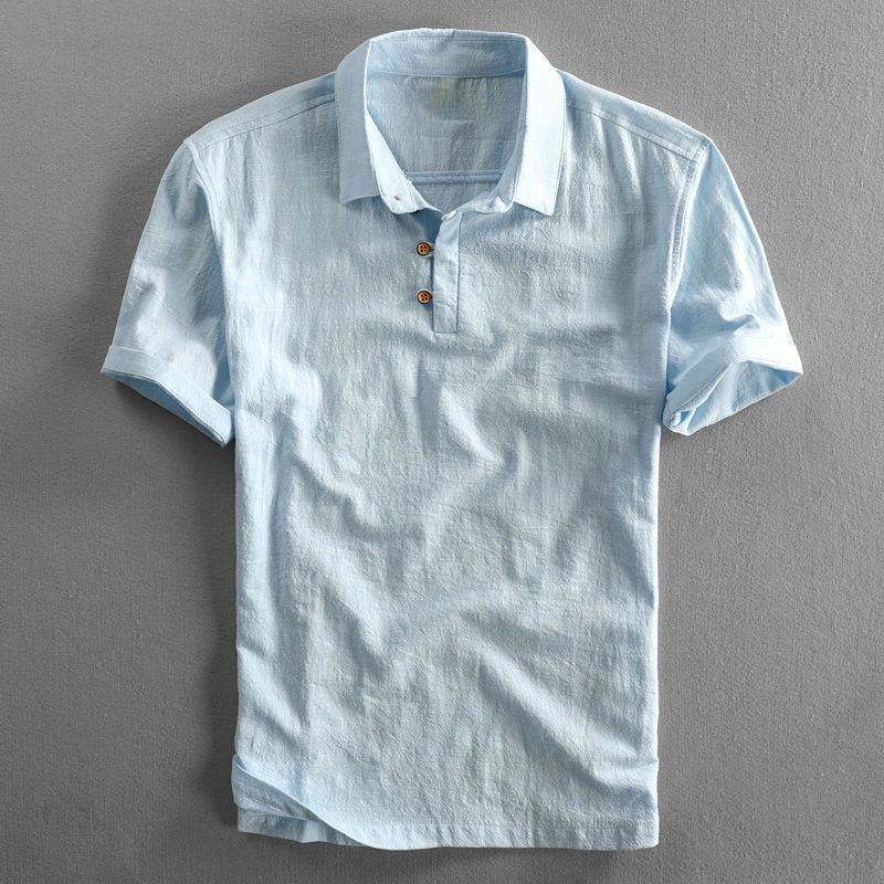Elio | Polo in Lino e Cotone