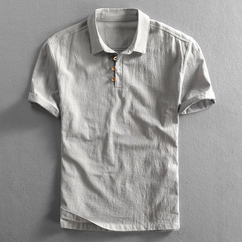Elio | Polo in Lino e Cotone
