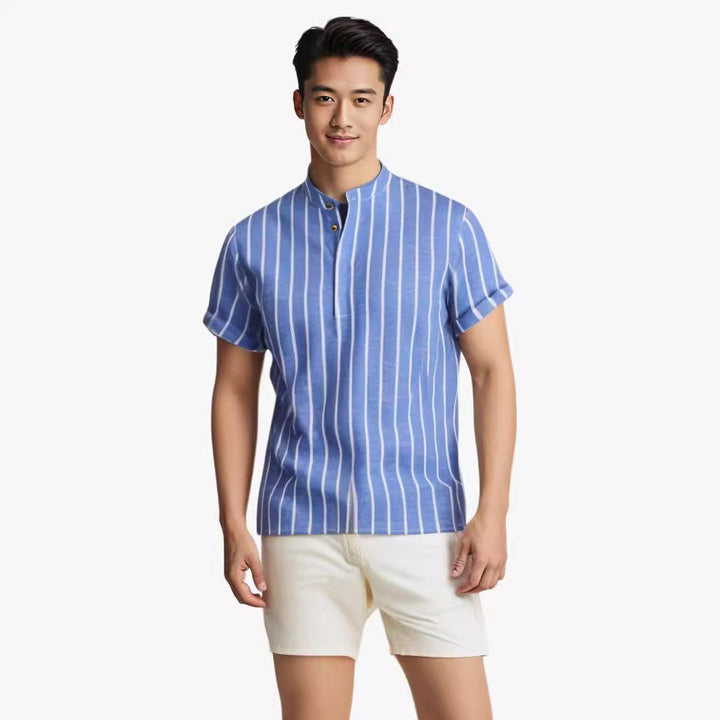Riva | Camicia a Righe Elegante in Cotone