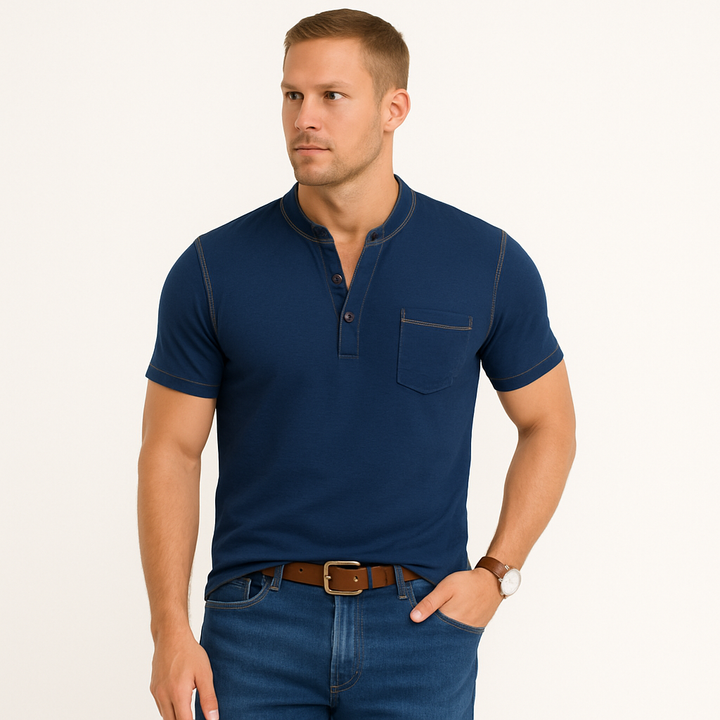 Giordano | Polo Henley Elegante