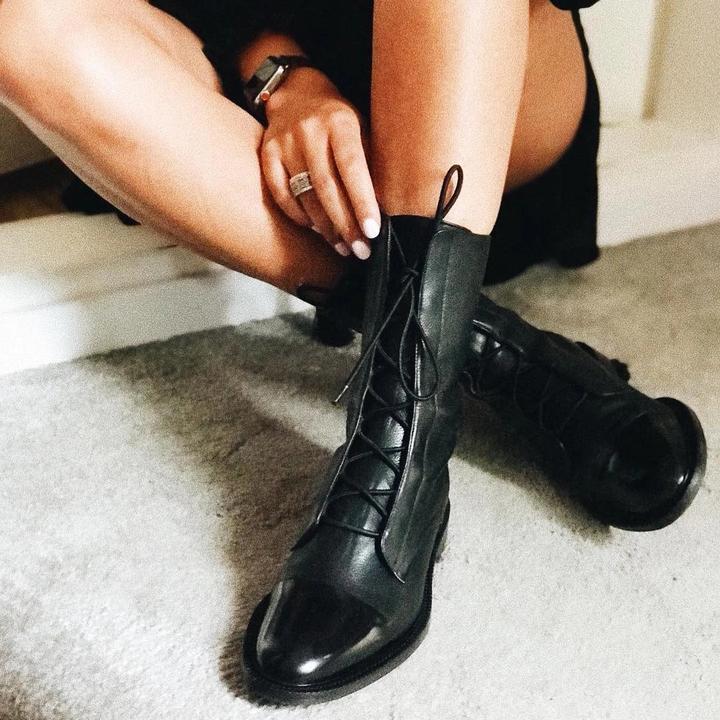Lina | Stivaletti con Allacciatura Elegante