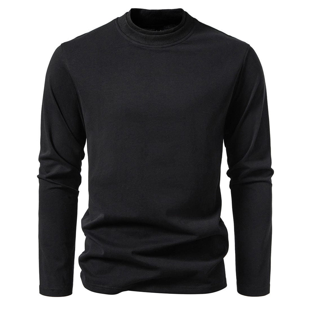 Riva | Maglia in Cotone con Collo Doppio