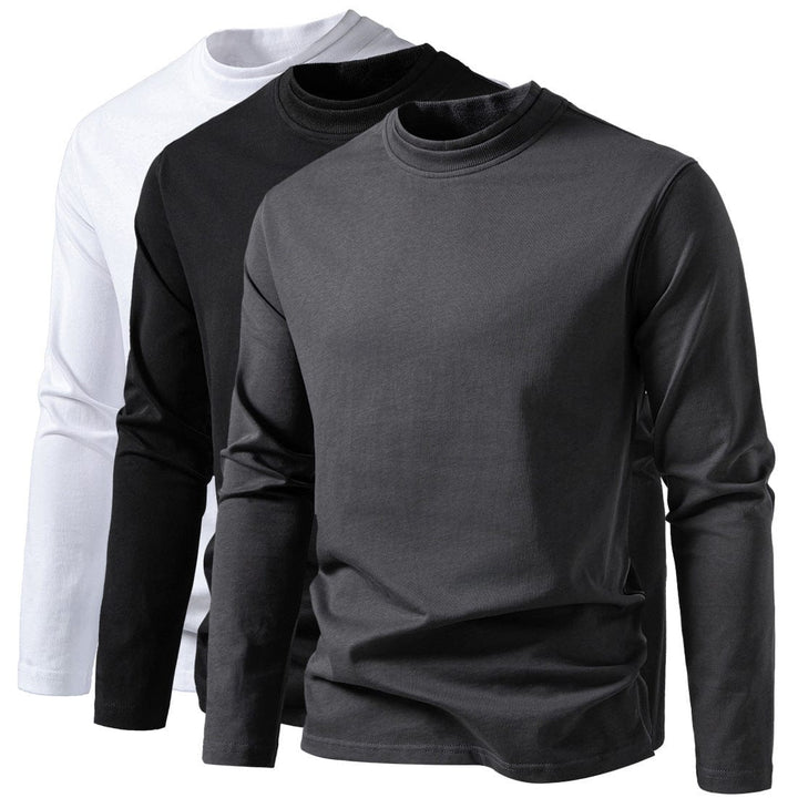 Riva | Maglia in Cotone con Collo Doppio