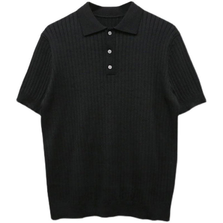 Nico | Polo in Maglia a Righe Verticali