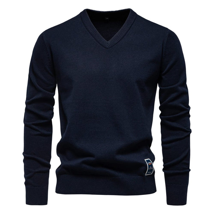Lupo | Maglia in Cotone con Scollo a V