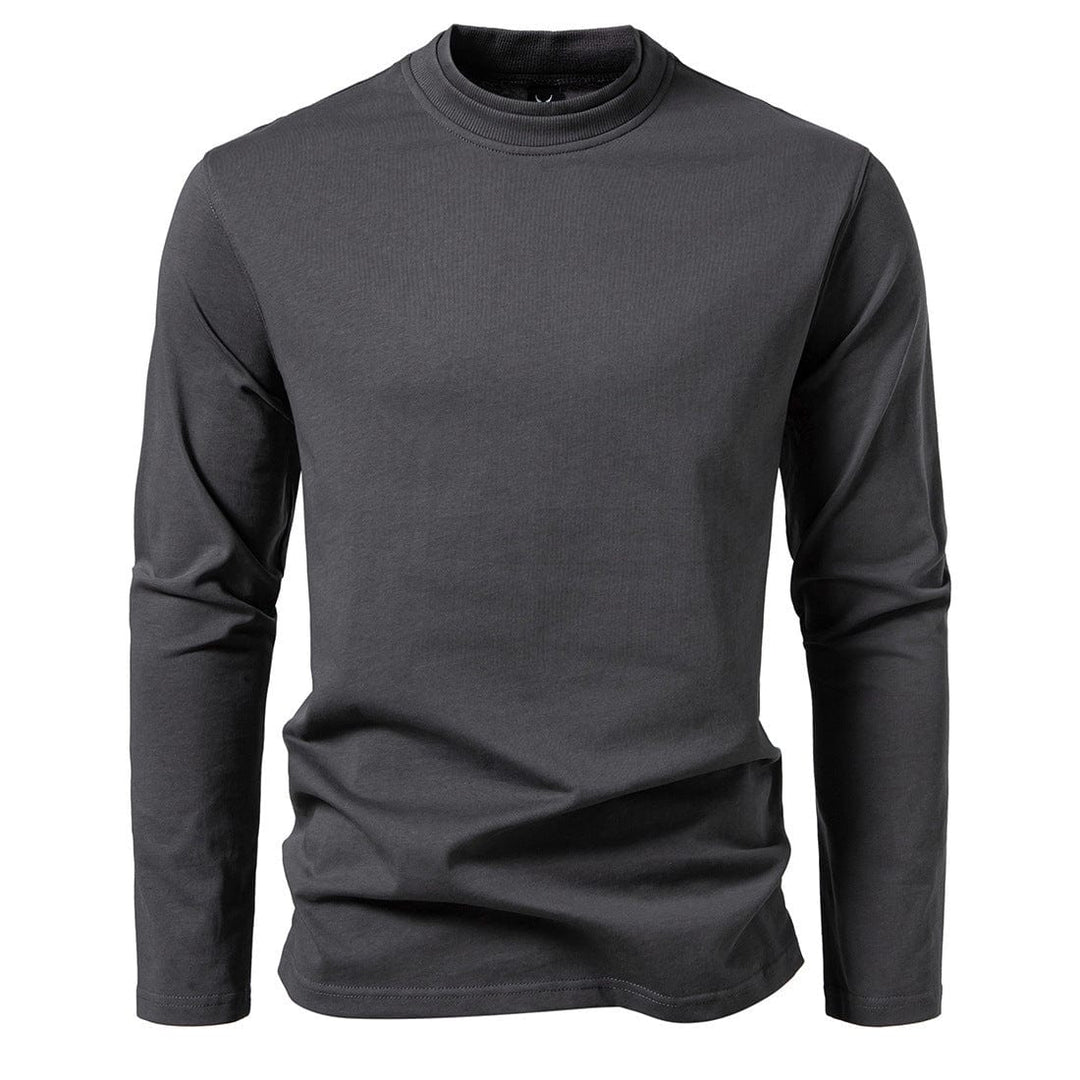 Riva | Maglia in Cotone con Collo Doppio
