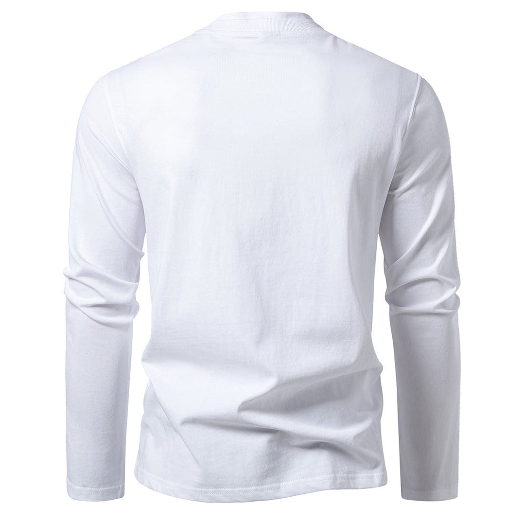 Riva | Maglia in Cotone con Collo Doppio