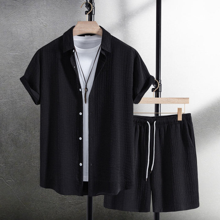 Ruggero | Completo Estivo in Jacquard