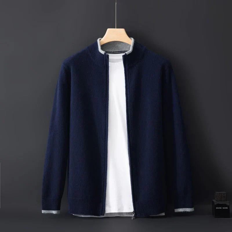 Rocco | Giacca in Cashmere con Zip