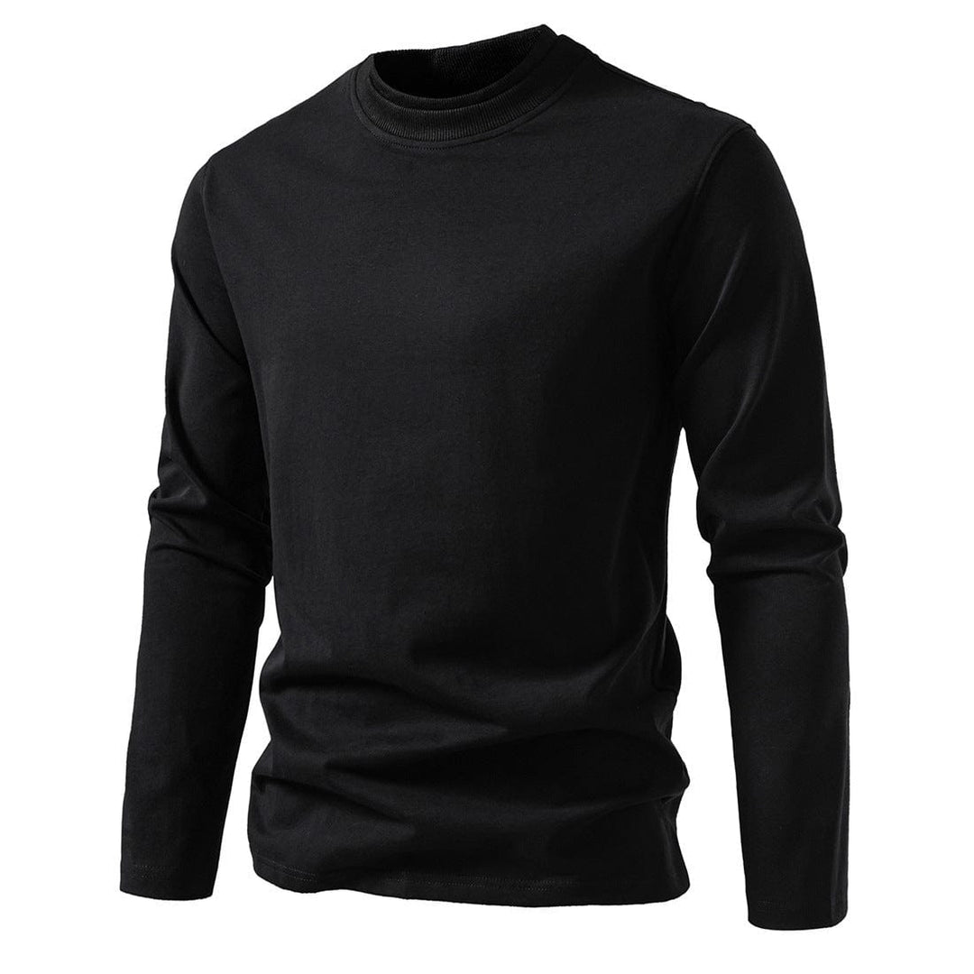 Riva | Maglia in Cotone con Collo Doppio