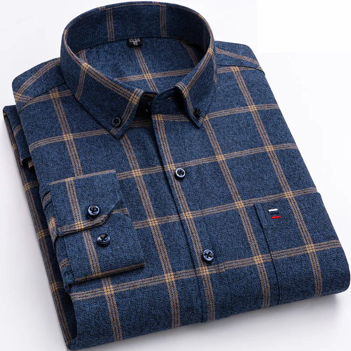 Oreste | Camicia a Quadri in Cotone 100%