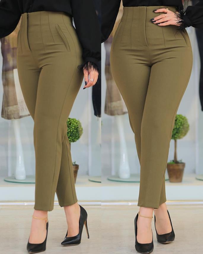 Lina | Pantaloni Sartoriali a Vita Alta