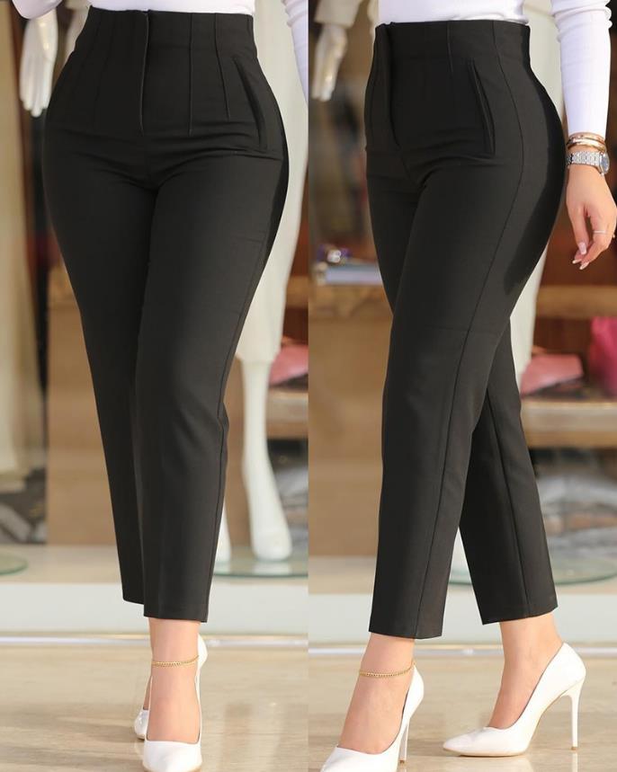 Lina | Pantaloni Sartoriali a Vita Alta