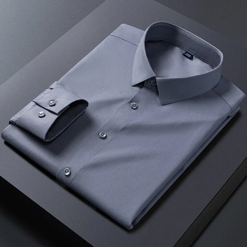 Ennio | Camicia Elasticizzata a Maniche Lunghe
