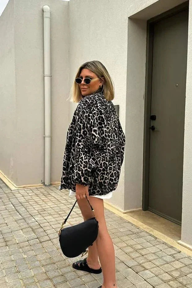 Cortona | Giacca Animalier in Cotone