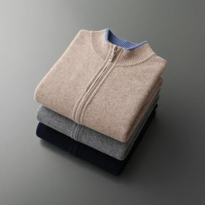 Rocco | Giacca in Cashmere con Zip