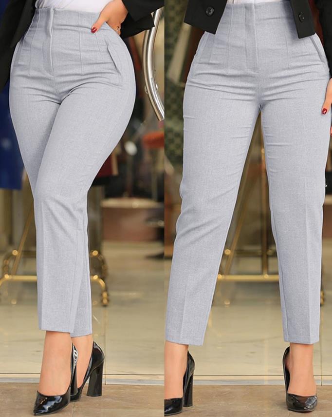 Lina | Pantaloni Sartoriali a Vita Alta