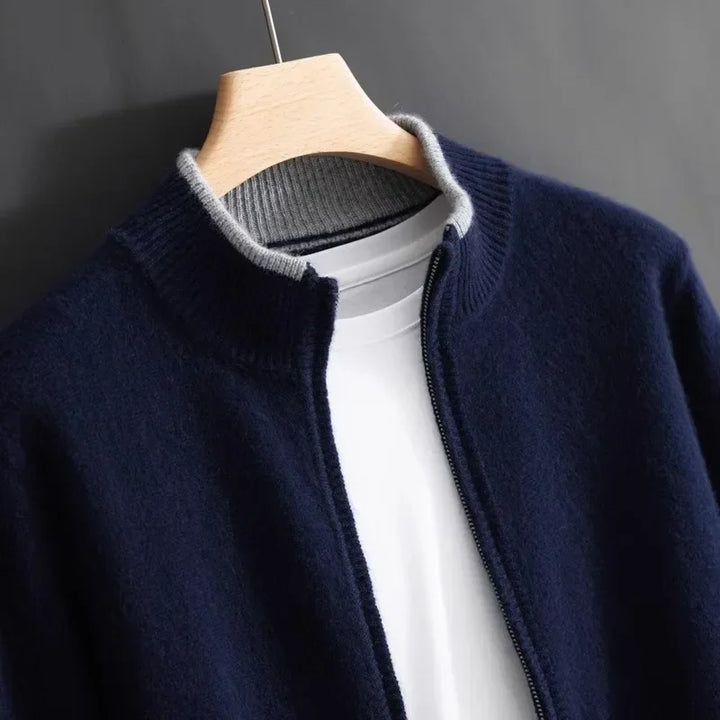 Rocco | Giacca in Cashmere con Zip