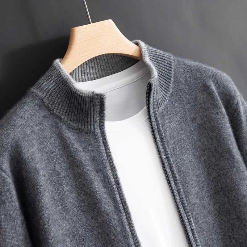 Rocco | Giacca in Cashmere con Zip