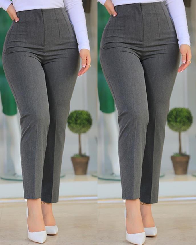 Lina | Pantaloni Sartoriali a Vita Alta