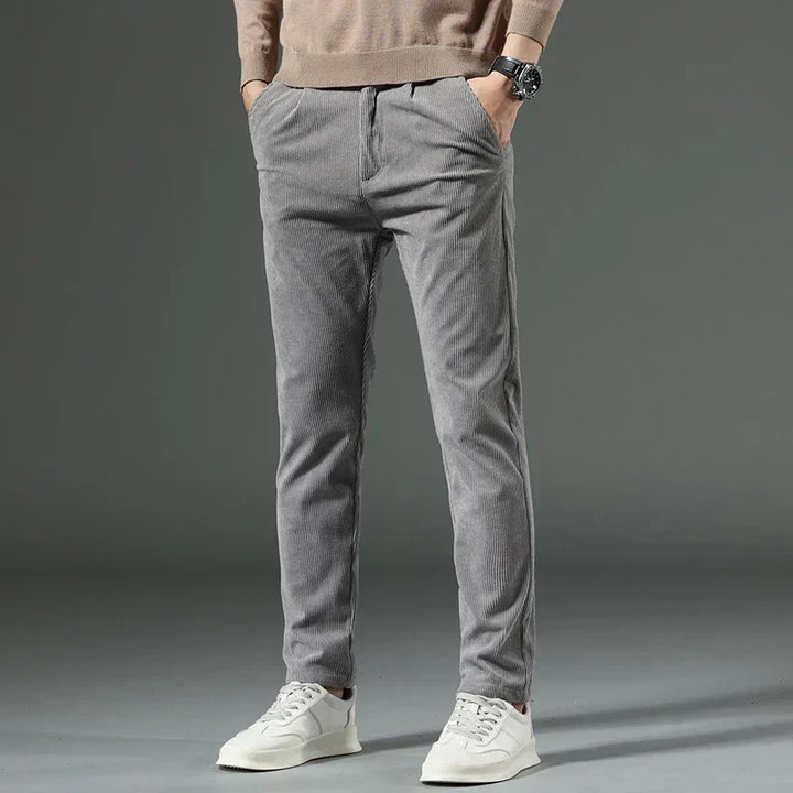 Ettore | Pantaloni in Velluto Elasticizzato