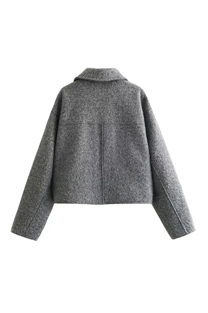 Todi | Giacca Corta in Tweed con Cerniera