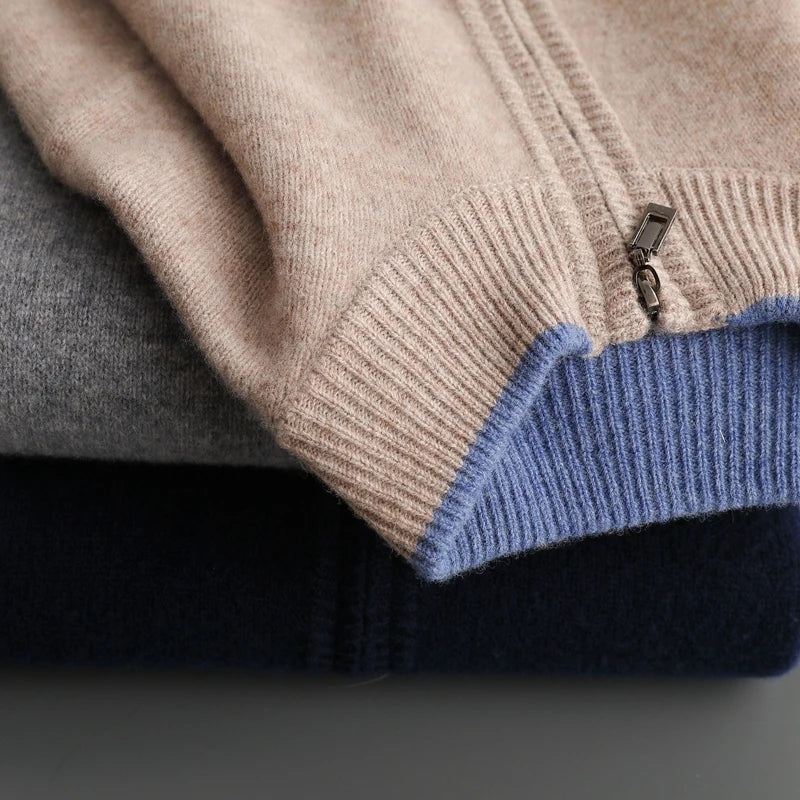Rocco | Giacca in Cashmere con Zip