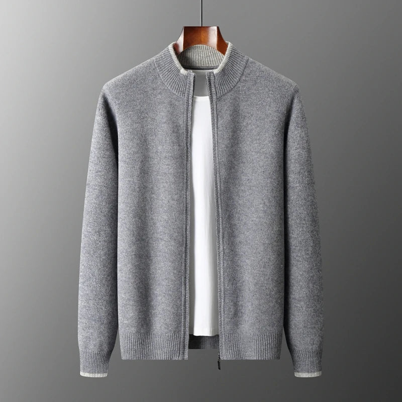 Rocco | Giacca in Cashmere con Zip