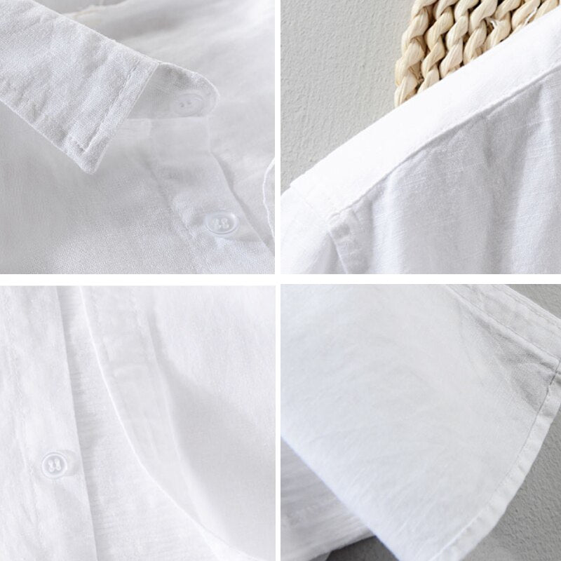 Bari | Camicia Estiva in Lino e Cotone