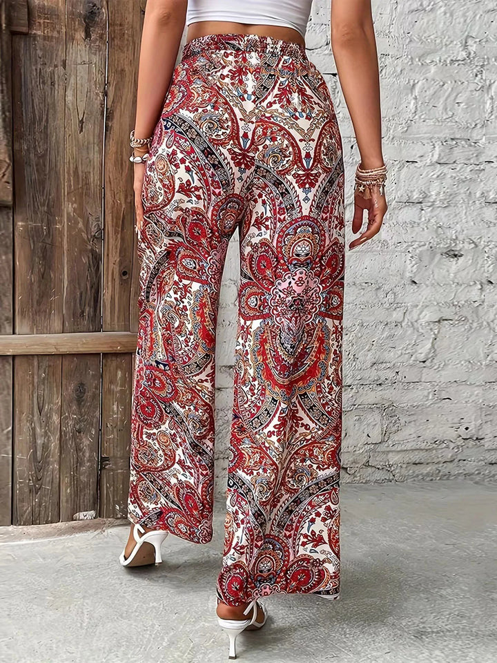 Otricoli | Pantaloni Boho a Gamba Ampia