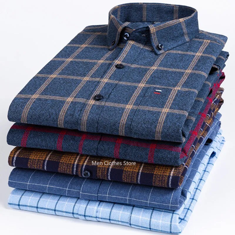 Oreste | Camicia a Quadri in Cotone 100%
