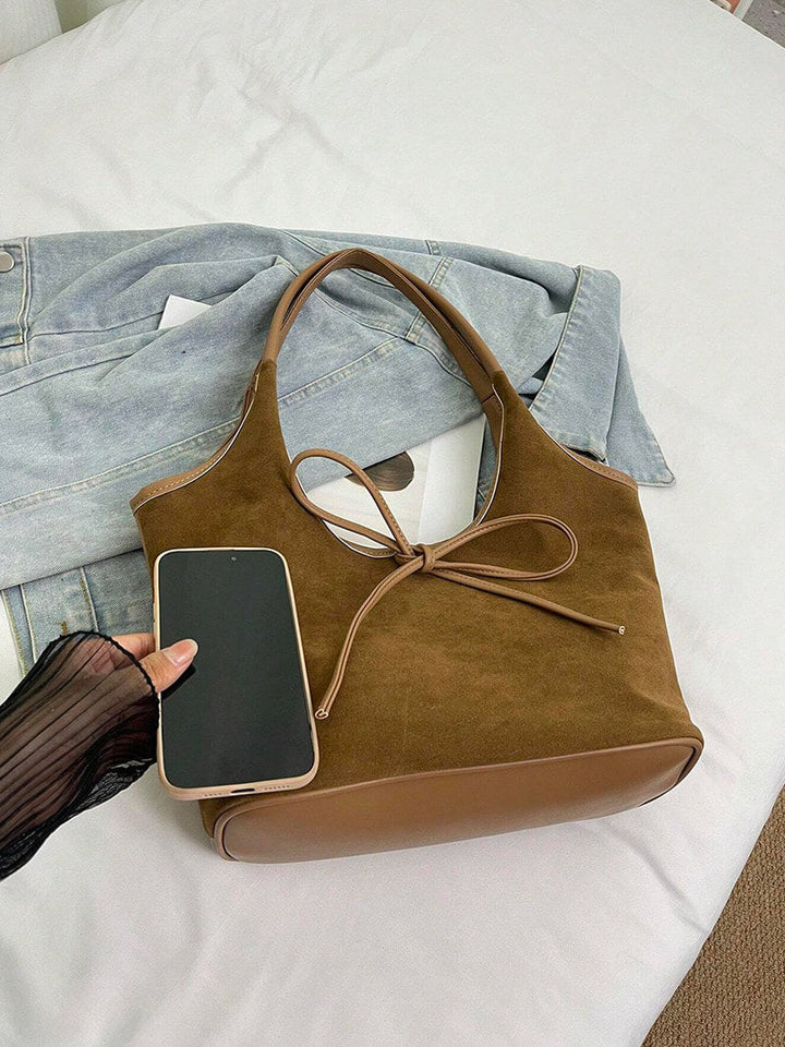 Mandello | Borsa in Suede con Fiocco